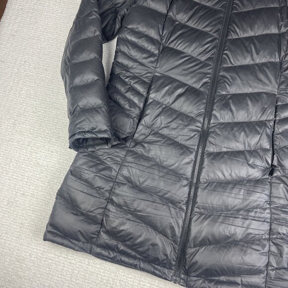 Patagonia Downtown Loft Parka Down Women XL Mid Length Jacket 51884 Black (Read) - Picture 4 of 16
